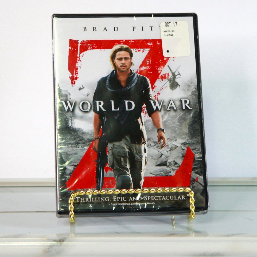 World War Z with Brad Pitt Sealed DVD